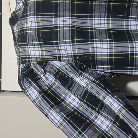 Polo by Ralph Lauren Black and Blue Plaid Button Down Shirt - Picture 6 of 16